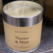 Thyme and Mint Scented Candle 
