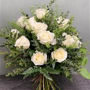 Classic White Roses