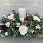 Classic White Table Centrepiece