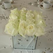 White Rose Mirror