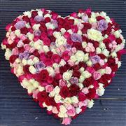 Massed Rose Heart