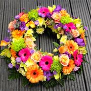 Vibrant Seasonal Wreath