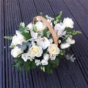 All White Trug Basket