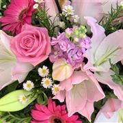 Pink and White